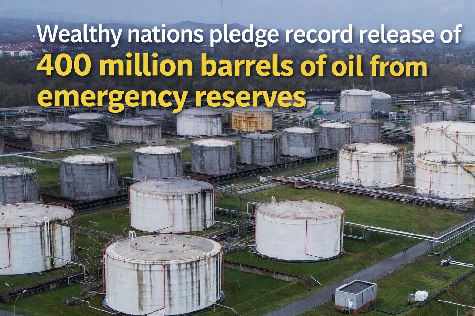 Record Oil Release Alert Hits 400 Million Barrels